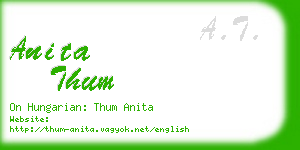 anita thum business card
